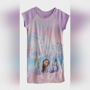 The Disney Wish Girls Pajama Nightgown with Short Sleeve in size 10/12